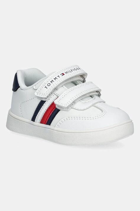 Tommy Hilfiger sneakers pentru copii culoarea alb, T1X9-33839