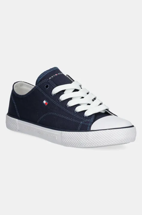 Детски ниски кецове Tommy Hilfiger в тъмносиньо T3X9-33846