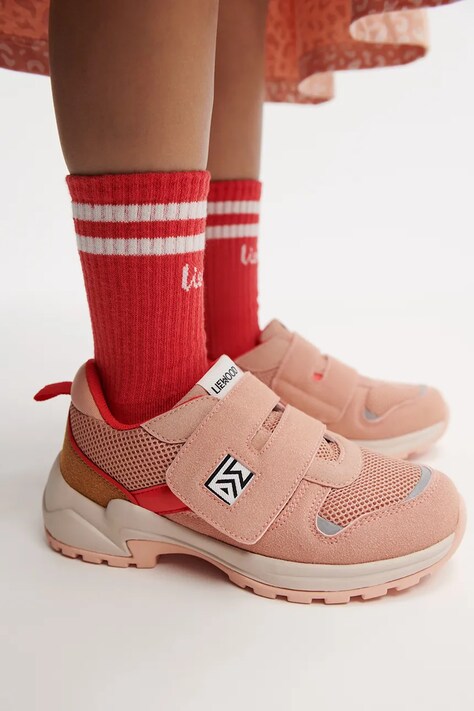 Παιδικά sneakers Liewood Denisa Sneakers χρώμα: πορτοκαλί, LW19661