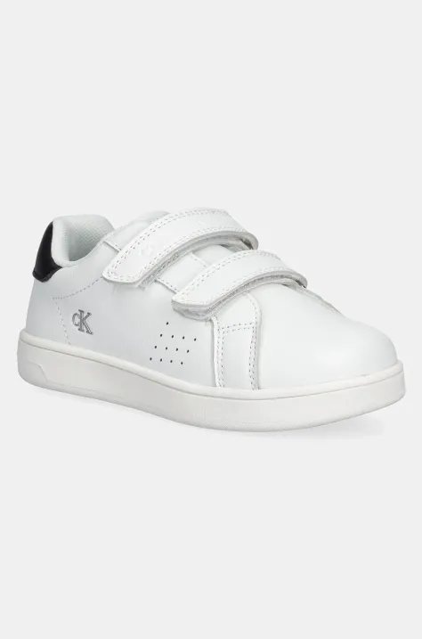 Calvin Klein Jeans scarpe da ginnastica per bambini colore bianco V1X9-82074