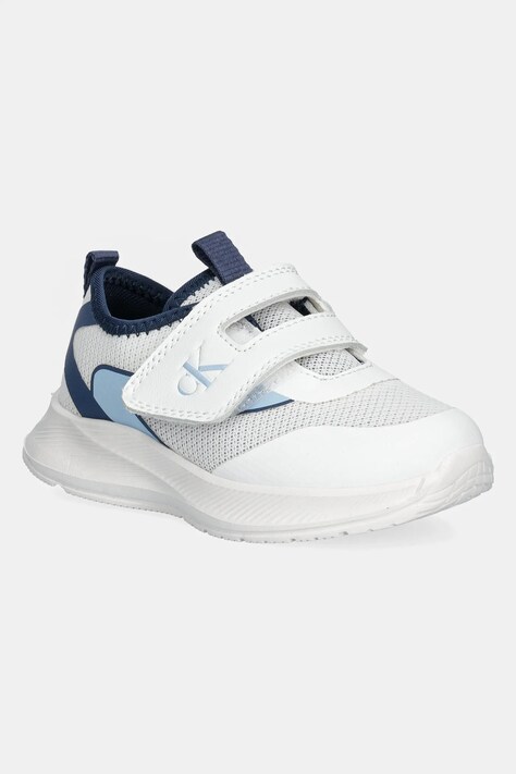Calvin Klein Jeans sneakers pentru copii culoarea alb, V1X9-83001
