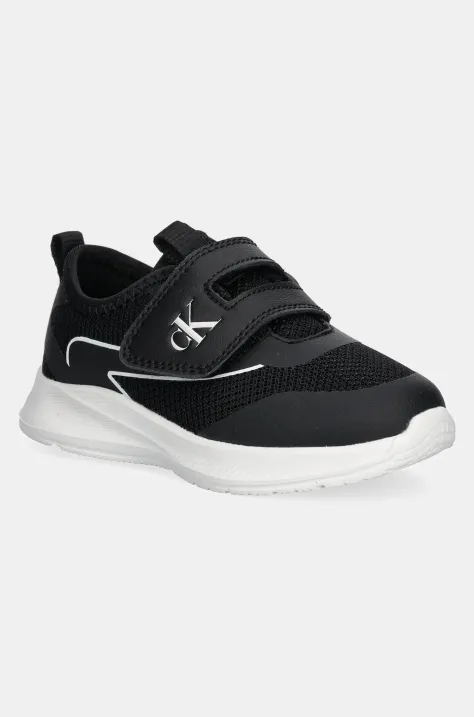 Calvin Klein Jeans sneakers pentru copii culoarea negru, V1X9-83001