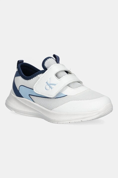Calvin Klein Jeans sneakers pentru copii culoarea alb, V1X9-83001