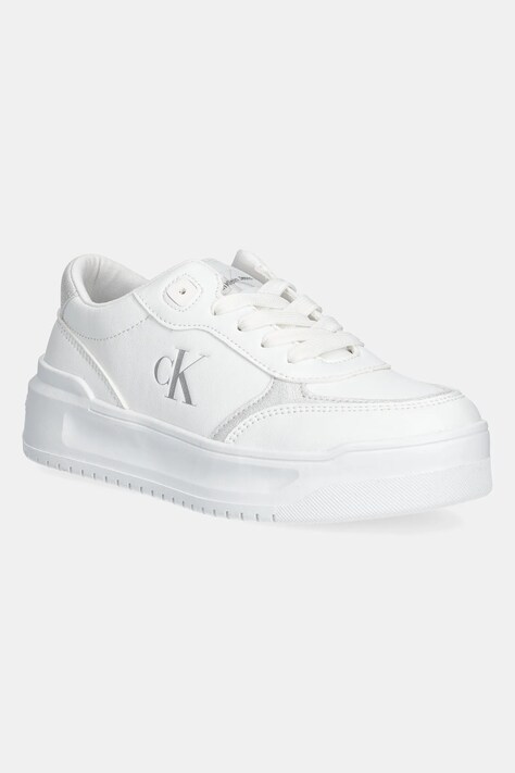 Calvin Klein Jeans sneakers culoarea alb, V3A9-82021