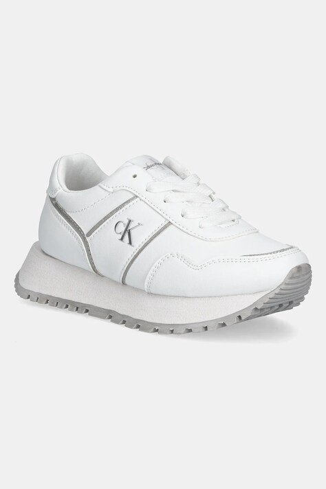 Dětské sneakers boty Calvin Klein Jeans bílá barva, V3A9-82033
