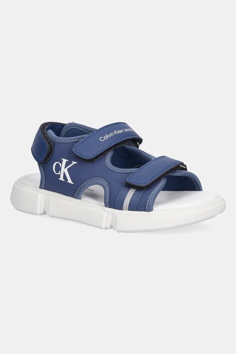 Dětské sandály Calvin Klein Jeans modrá barva, V3B2-83023
