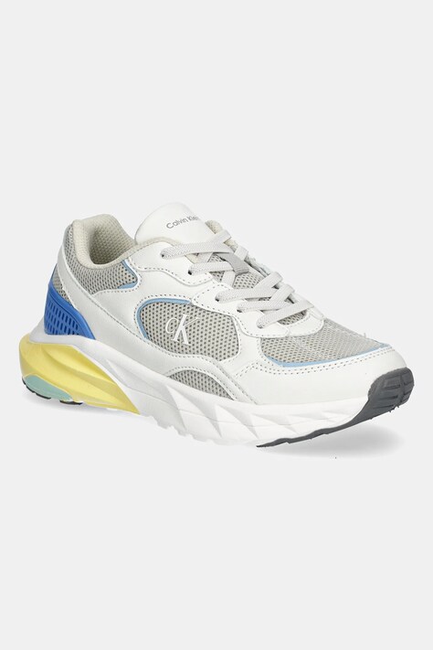 Sneakers boty Calvin Klein Jeans béžová barva, V3X9-83006