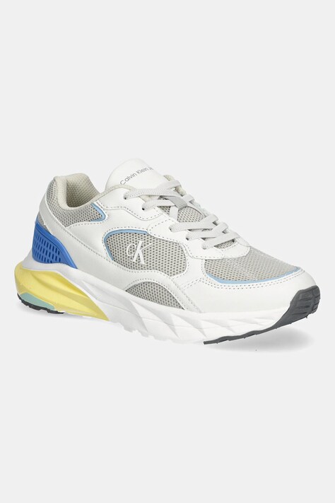 Dětské sneakers boty Calvin Klein Jeans béžová barva, V3X9-83006