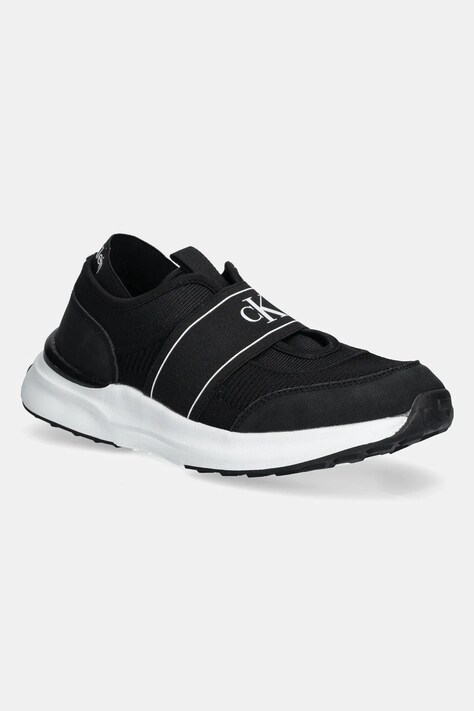 Sneakers boty Calvin Klein Jeans černá barva, V3X9-83011