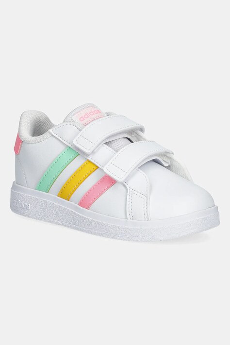 adidas sneakers pentru copii GRAND COURT 2.0 culoarea alb, HP8917