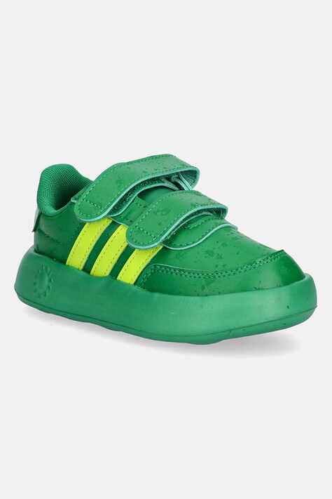 adidas sneakers pentru copii BREAKNET Monsters inc culoarea verde, JH9234
