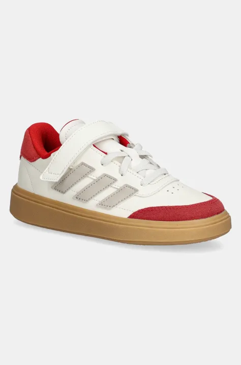 Дитячі кросівки adidas COURTBLOCK колір бежевий JH8568