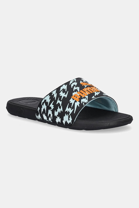 Дитячі шльопанці Puma Cool Cat 2.0 Poised 2 Race колір чорний 400909