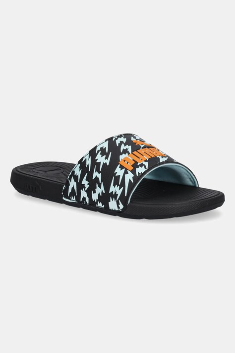 Дитячі шльопанці Puma Cool Cat 2.0 Poised 2 Race колір чорний 400910