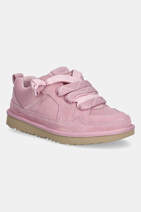 Dětské tenisky UGG LO LOWMEL růžová barva, 1166490K