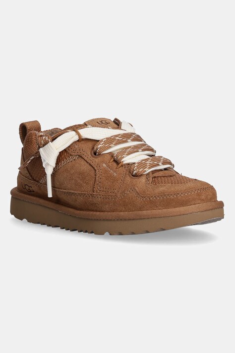 UGG sneakers pentru copii LO LOWMEL culoarea maro, 1166490K
