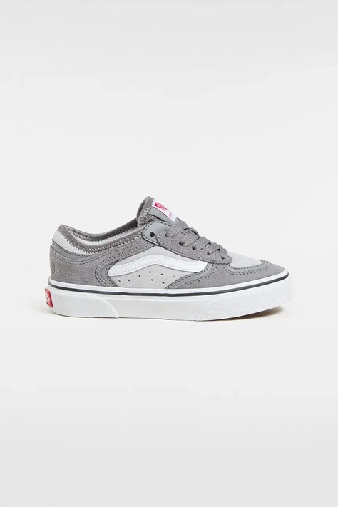 Vans sneakers de piele întoarsă pentru copii Rowley Classic culoarea gri, VN000SFB85T1