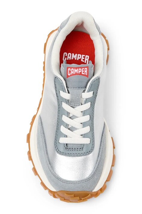 Camper Drift Trail Kids sneakersy dziecięce srebrne K800548