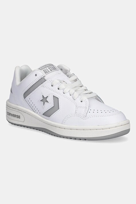 Kožené sneakers boty Converse Weapon bílá barva, A11461C