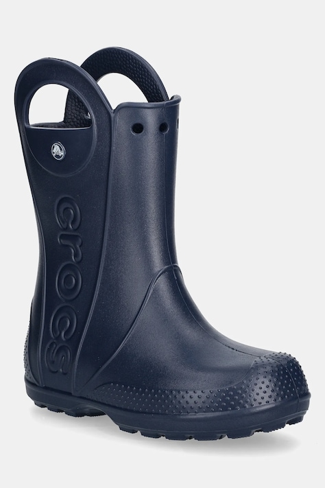Crocs cizme HANDLE IT RAIN BOOT KIDS culoarea bleumarin, 211052