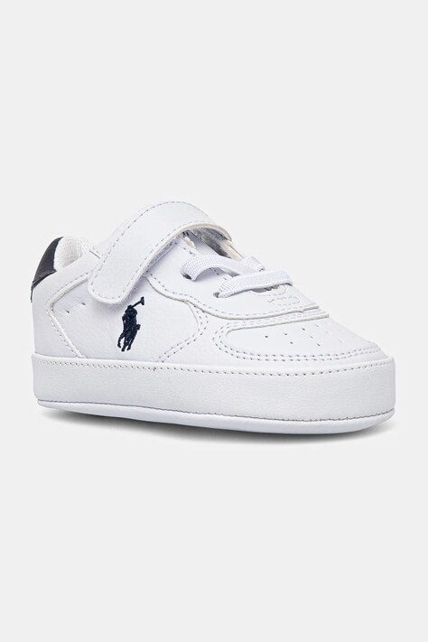 Βρεφικά παπούτσια Polo Ralph Lauren MASTERS COURT PS LAYETTE χρώμα: άσπρο, RL02367103