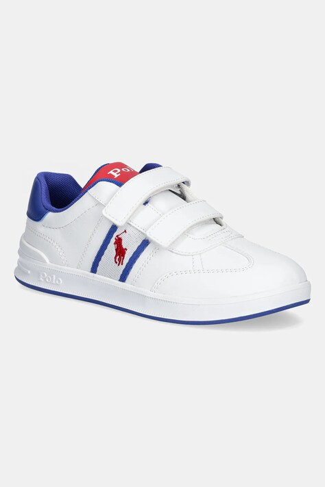 Polo Ralph Lauren pantofi HERITAGE COURT III T-TOE EZ culoarea alb, RL02476104