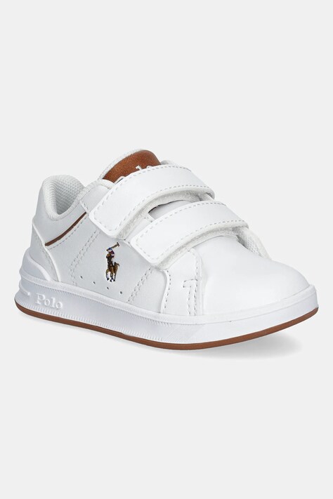 Polo Ralph Lauren sneakers pentru copii HERITAGE COURT IV EZ culoarea maro, RL01972111