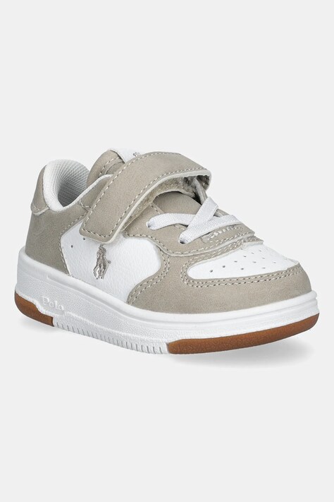 Dětské sneakers boty Polo Ralph Lauren MASTERS COURT PS béžová barva, RL01980100