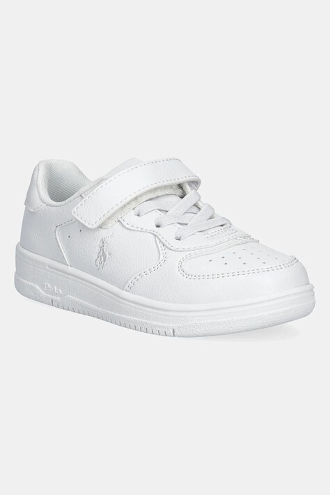 Polo Ralph Lauren sneakers pentru copii MASTERS COURT PS culoarea alb, RL01164113