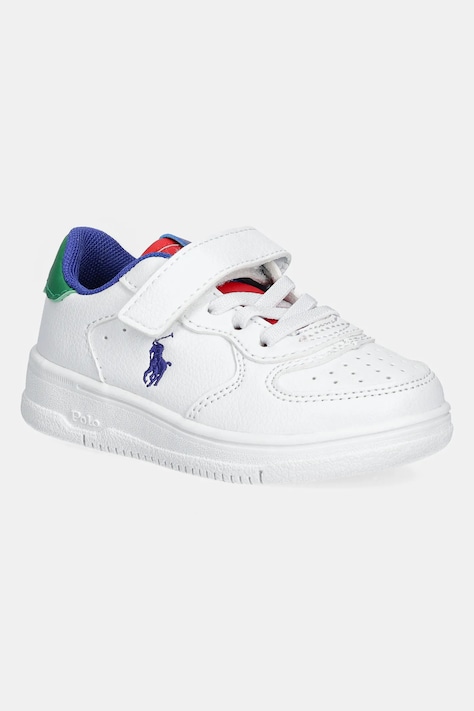 Polo Ralph Lauren sneakers MASTERS COURT PS culoarea alb, RL01976110