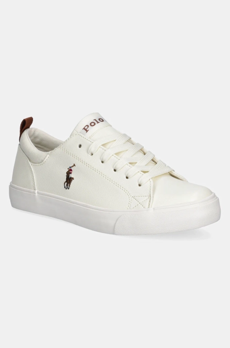 Dětské sneakers boty Polo Ralph Lauren PRESTYN béžová barva, RL01240110