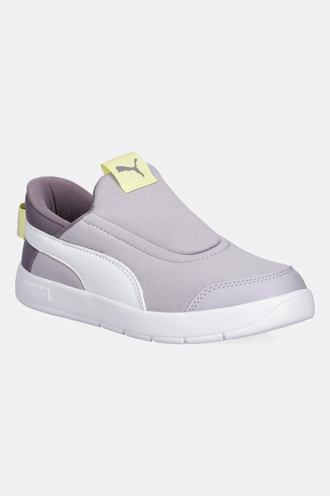 Puma sneakersy dziecięce Courtflex v3 SLIPTECH PS kolor fioletowy 399734