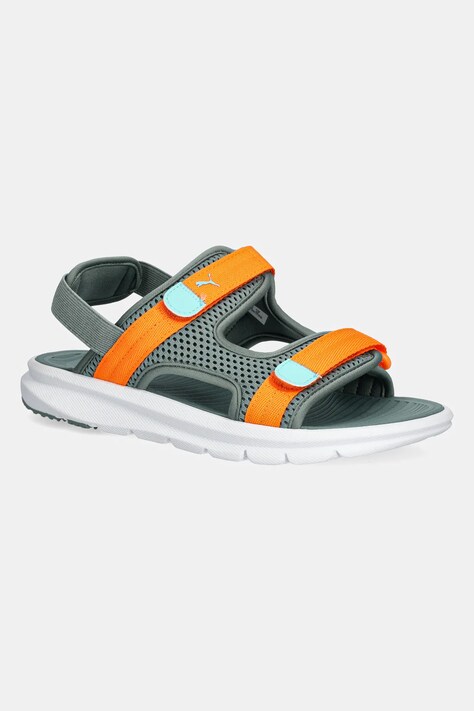 Puma sandale copii Puma Evolve Sandal Jr culoarea verde, 390449