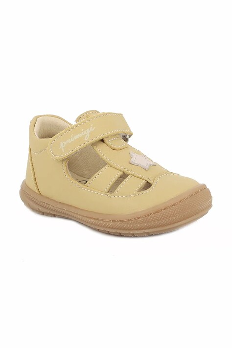 Primigi sandale din piele pentru copii culoarea galben, PVS 79021