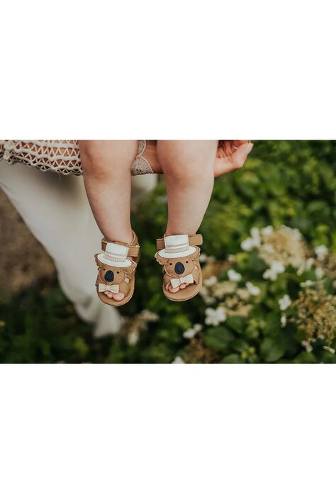 Дитячі шкіряні сандалі Donsje Stelloux Sandals Groom — фото 6