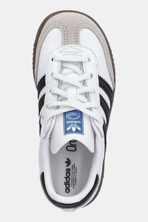 Шкіряні кросівки adidas Originals SAMBA OG — SS25-OBK14H, білий — фото 4