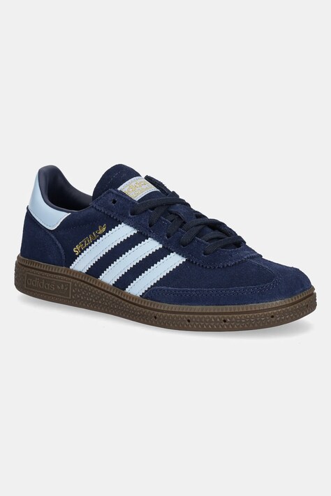 adidas Originals sneakers de piele întoarsă pentru copii HANDBALL SPEZIAL culoarea albastru marin, JI2895