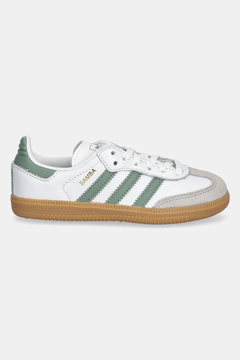 Дитячі кросівки adidas Originals SAMBA OG — SS25-OBK15G, зелений — фото 2
