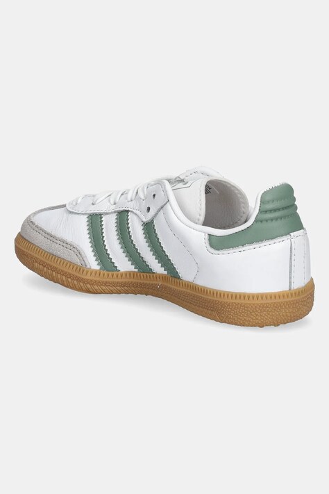 Дитячі кросівки adidas Originals SAMBA OG — SS25-OBK15G, зелений — фото 3