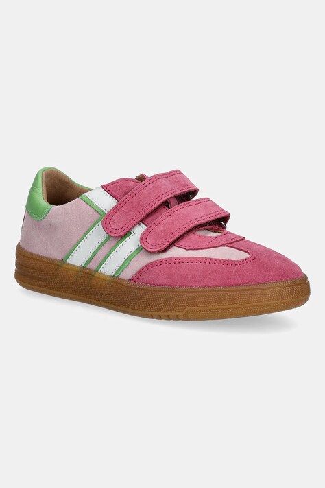 Dětské semišové sneakers boty Froddo LOU růžová barva, G3130269