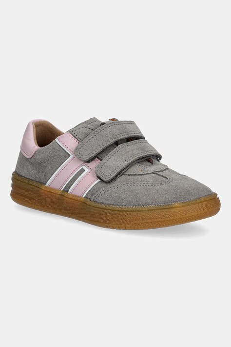 Dětské semišové sneakers boty Froddo LOU šedá barva, G3130269