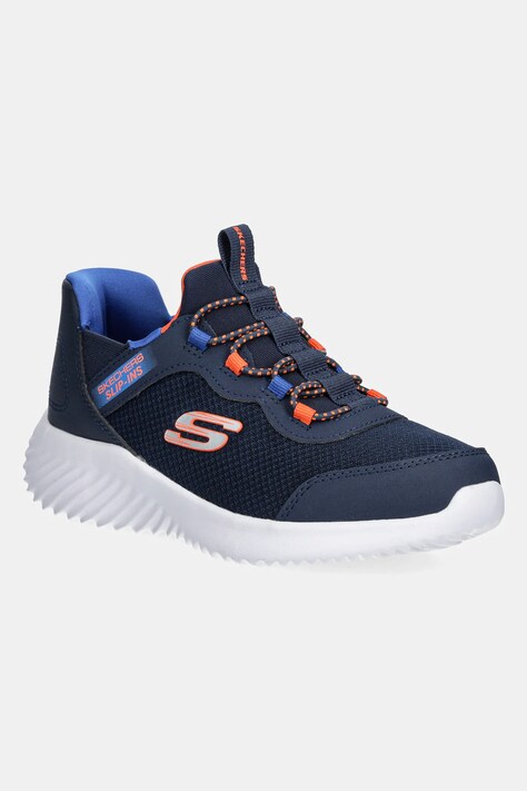 Dětské sneakers boty Skechers BOUNDER tmavomodrá barva, 403822L