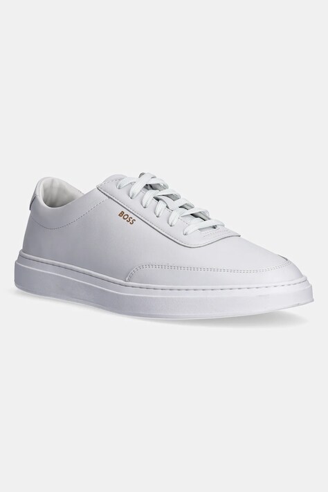 BOSS sneakers din piele Kieran culoarea alb, 50536504