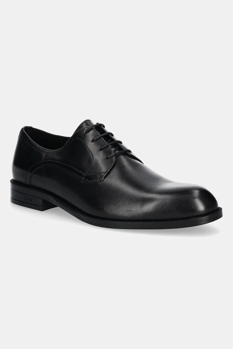 BOSS pantofi de piele Tayil barbati, culoarea negru, 50541701