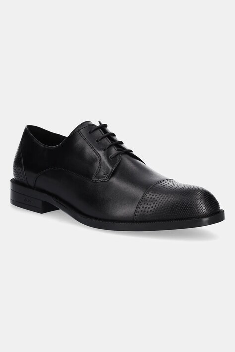 BOSS pantofi de piele Tayil barbati, culoarea negru, 50543422