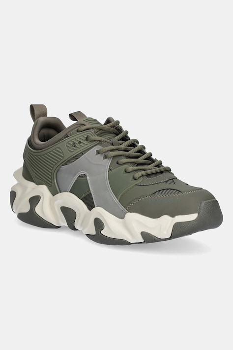 Guess sneakers CESI colore verde FMPCES FAL12