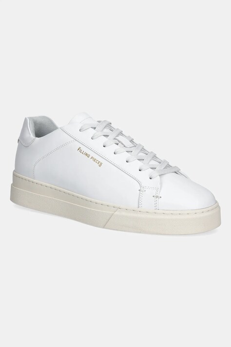 Kožené tenisky Filling Pieces Tiebreak Core bílá barva, 78913681901