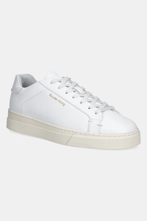 Кожени маратонки Filling Pieces Tiebreak Core в бяло 78913681901