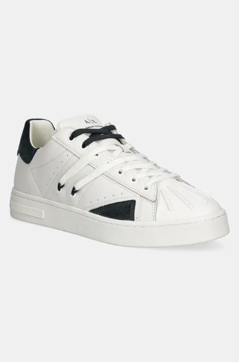 Sneakers boty Armani Exchange bílá barva, XUX245 XV915 U384