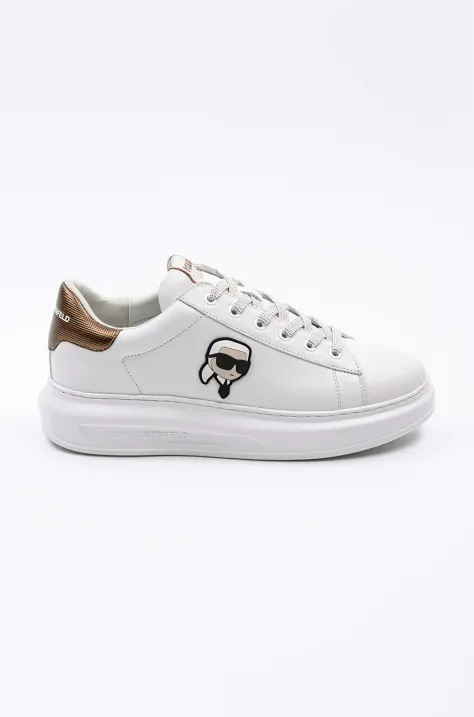 Karl Lagerfeld sneakers din piele KAPRI MENS NFT culoarea alb, KL52531M